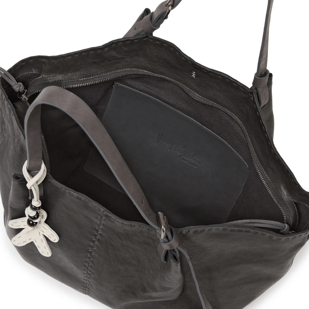 Henry Beguelin Large Size Piramide Belt Old Iron Bag in Black BD5903 HENRY BEGUELIN Designer fashion handbags shop online and in store High End fashion boutique Sydney Australia Riada Concept
