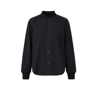 Plan C Long Sleeve Shirt in Blue Black – International designer fashion boutique Australia Riada Concept Woollahra