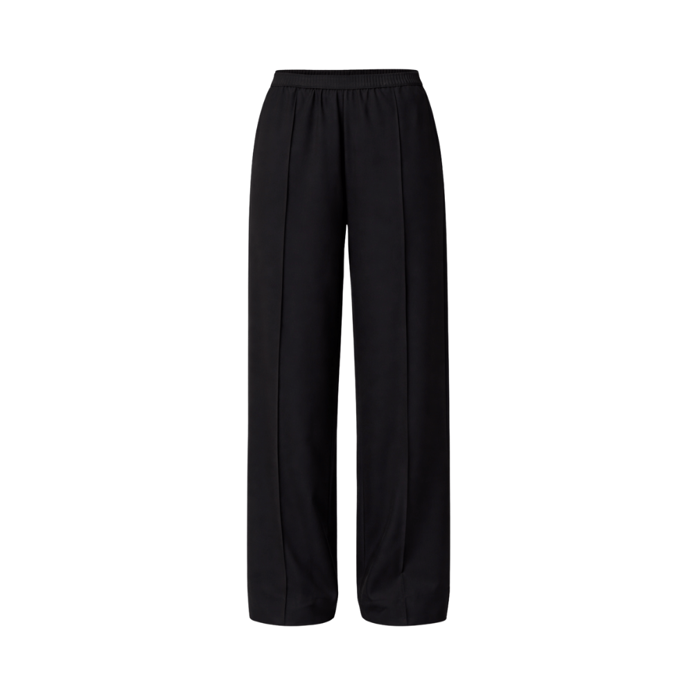 Plan C Wide Leg Wool Trousers in Black – International designer fashion boutique Australia Riada Concept Woollahra