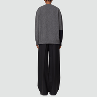 Plan C Long Sleeve Abstract Intarsia Crew Neck Sweater – International designer fashion boutique Australia Riada Concept Woollahra