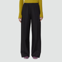Plan C Wide Leg Wool Trousers in Black – International designer fashion boutique Australia Riada Concept Woollahra