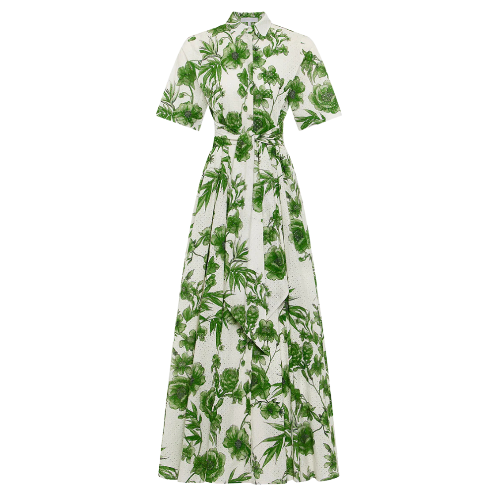 Posie Dress in Antigua Green