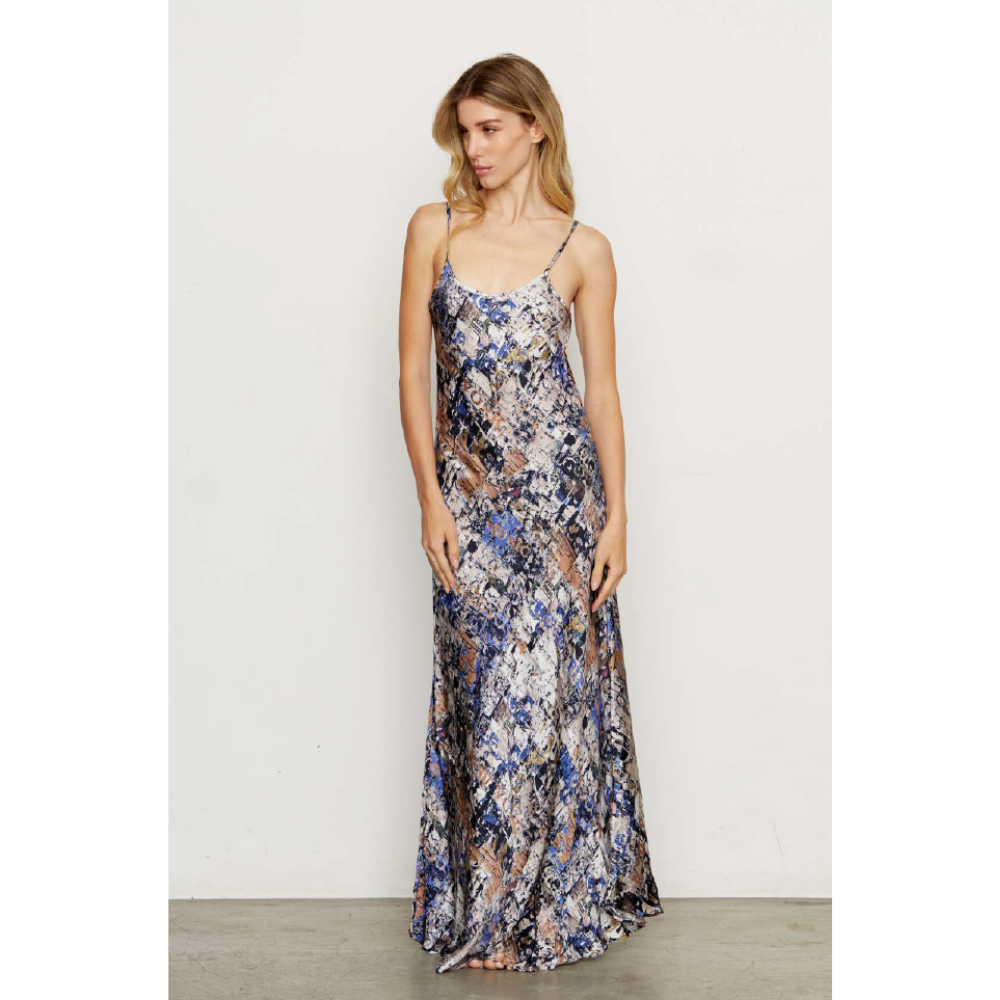 Slip Long Dress SLK007