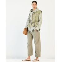 HIGH Everyday Couture Raise Up Sleeveless Jacket in Light Green - International designer fashion boutique Australia Riada Concept Woollahra
