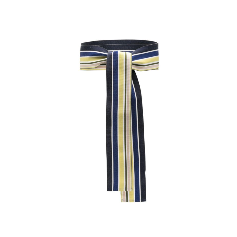 Ribbon belt in stripe multicolour