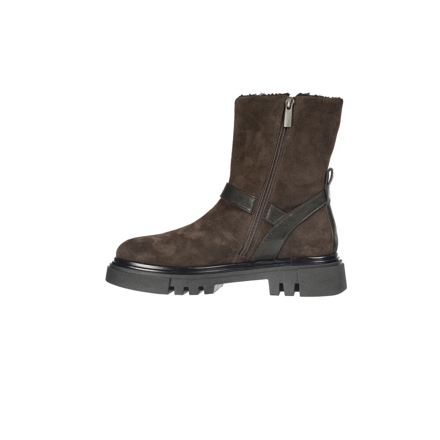 Henry Beguelin Norton Buckle Ankle Boot in T.Moro