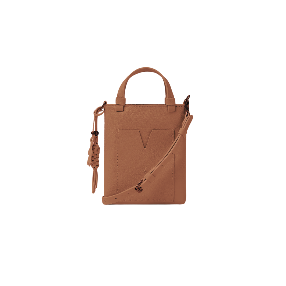 New Aura S Martellato Bag in Cuoio