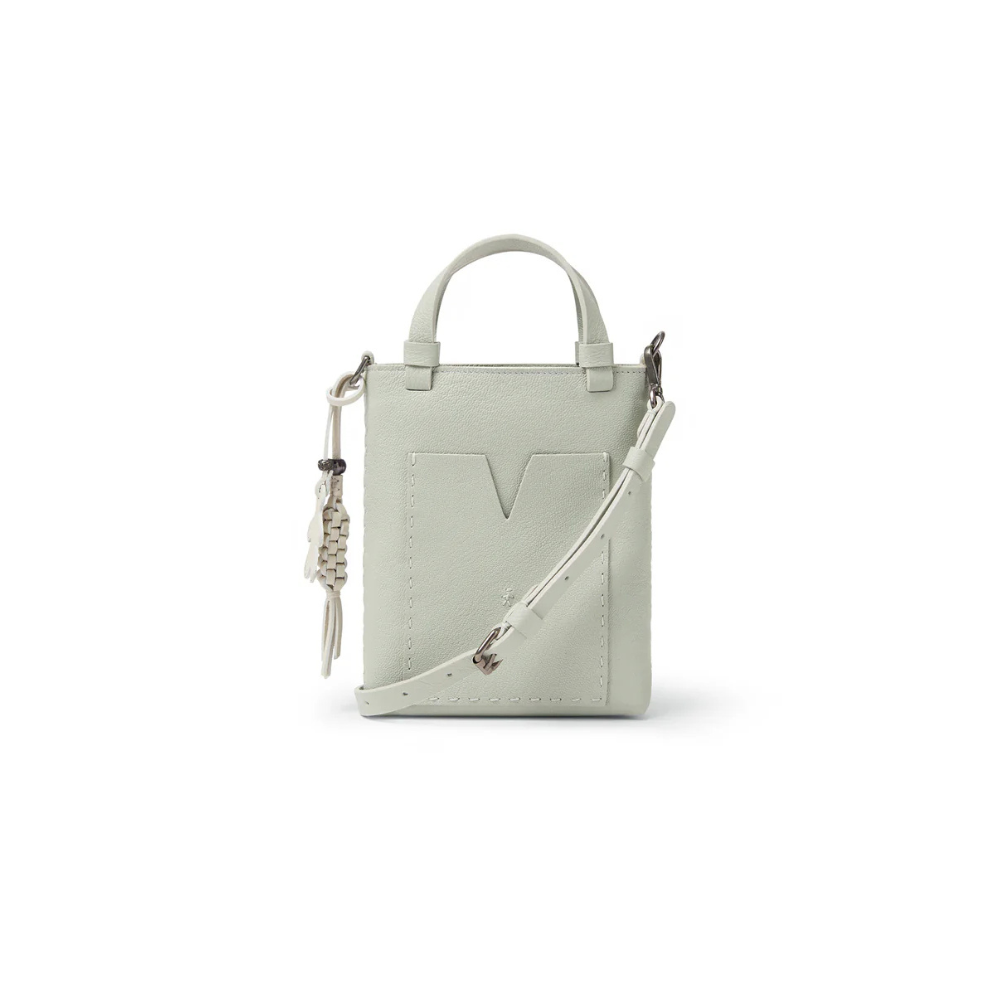 New Aura S Martellato Bag in Gesso