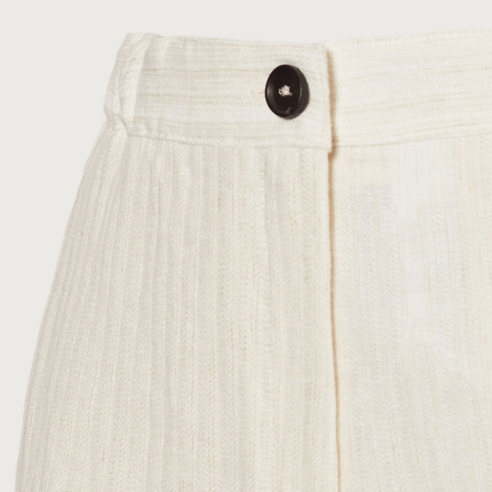 Massimo Alba Woman Sparus Cropped Linen Trousers in Beige MASSIMO ALBA WOMENS Designer fashion shop online and in store High End fashion boutique Sydney Australia Riada Concept