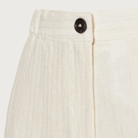 Massimo Alba Woman Sparus Cropped Linen Trousers in Beige MASSIMO ALBA WOMENS Designer fashion shop online and in store High End fashion boutique Sydney Australia Riada Concept