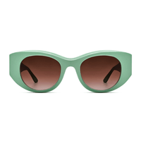 Thierry Lasry SPOOKY Beveled Cat-Eye Sunglasses in Mint Green - International designer fashion boutique Australia Riada Concept Woollahra