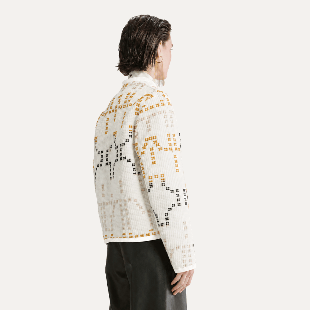 Forte Forte Samarcanda Jacquard Beaded Jacket Opale – International designer fashion boutique Australia Riada Concept Woollahra
