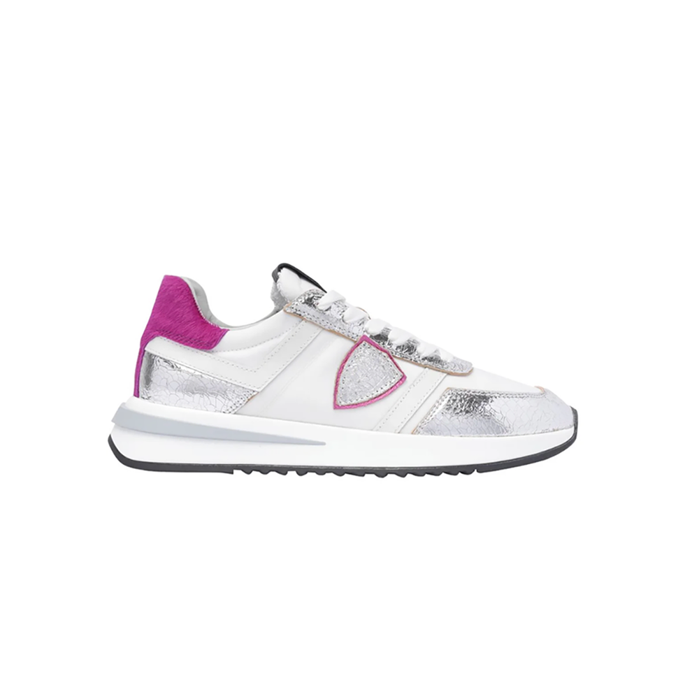 Tropez 2.1 low woman sneaker in blanc fucsia