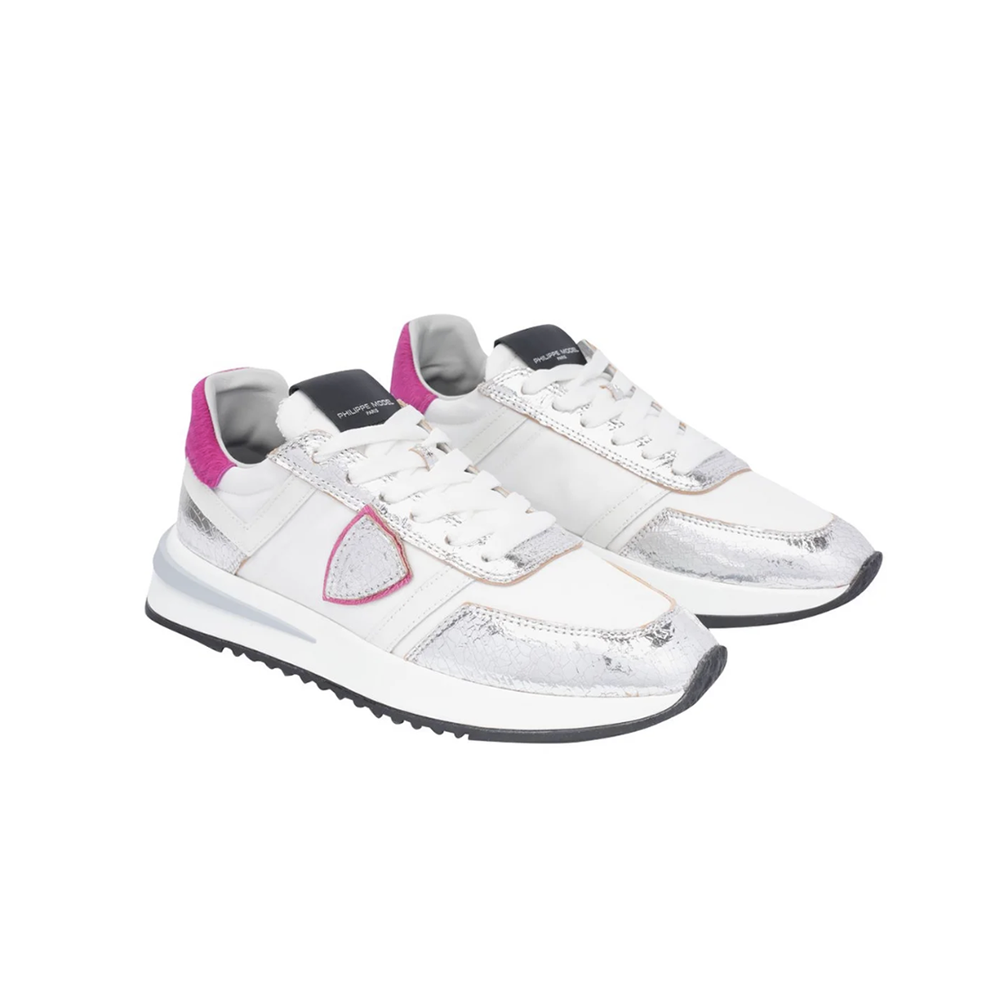 Tropez 2.1 low woman sneaker in blanc fucsia