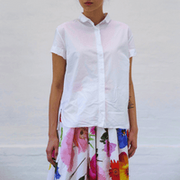 H+ Hannoh Wessel Sutton Shirt in White – International designer fashion boutique Australia Riada Concept Woollahra