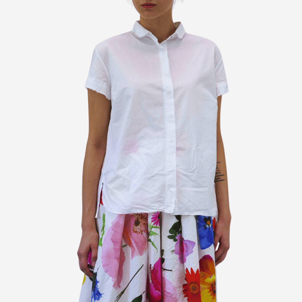 H+ Hannoh Wessel Sutton Shirt in White – International designer fashion boutique Australia Riada Concept Woollahra