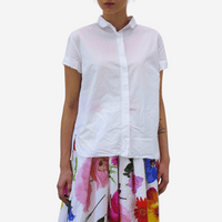 H+ Hannoh Wessel Sutton Shirt in White – International designer fashion boutique Australia Riada Concept Woollahra