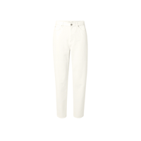 FRAME The Neat High-Rise Jean in Au Natural Clean — off-white rigid denim straight-leg jeans, featuring a high waist, cropped fit, and minimalist five-pocket design FRAME designer denim, luxury jeans boutique Sydney Australia Riada Concept Woollahra