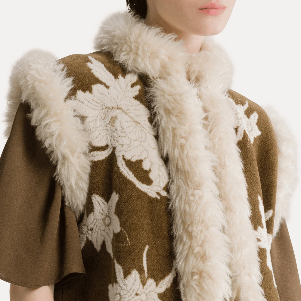 Forte Forte The Lotus Chenille Jacquard Vest Cumino – International designer fashion boutique Australia Riada Concept Woollahra