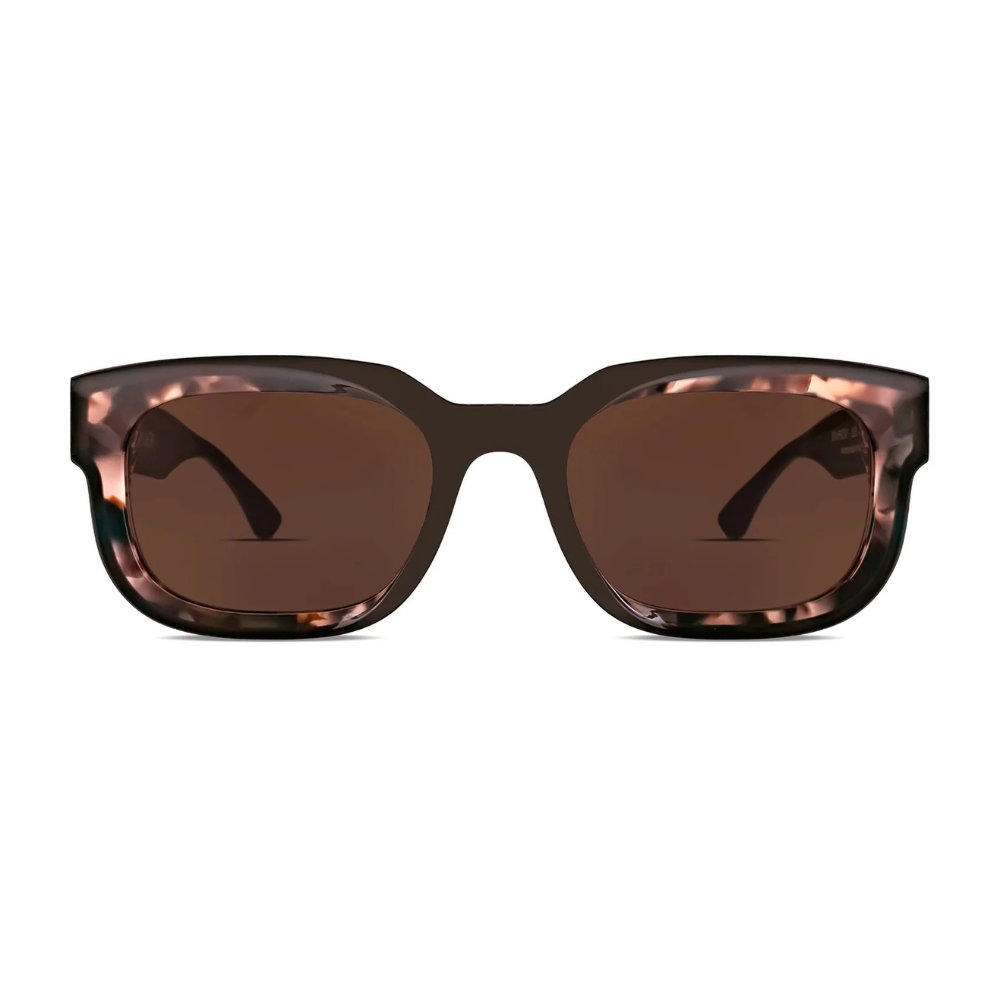 Thierry Lasry Symphony Sun 282 Brown & Pink Tortoiseshell 54 - Solid Brown