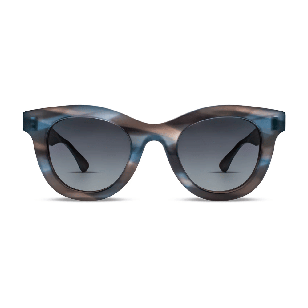 Thierry Lasry Consistency Sun 47 Sunglasses in Blue &Brown Pattern with Grey Lenses 2662 THIERRY LASRY Designer fashion shop online and in store High End fashion boutique Sydney Australia Riada Concept