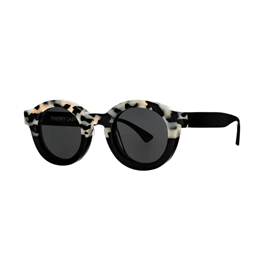 Thierry Lasry Olympy Sunglasses in Milky Tortoiseshell with Grey Lenses 258 THIERRY LASRY Designer fashion shop online and in store High End fashion boutique Sydney Australia Riada Concept