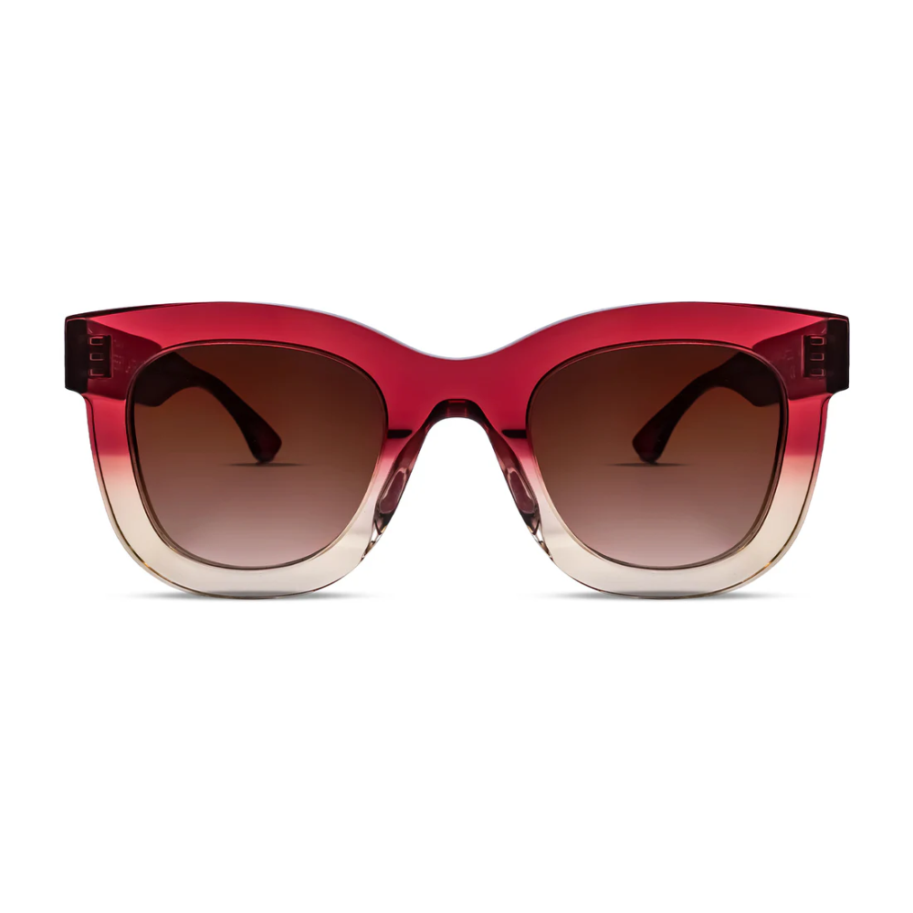 Thierry Lasry Gambly 49 Soft Cat-Eye Sunglasses in Gradient Burgundy 1085 THIERRY LASRY Designer fashion shop online and in store High End fashion boutique Sydney Australia Riada Concept