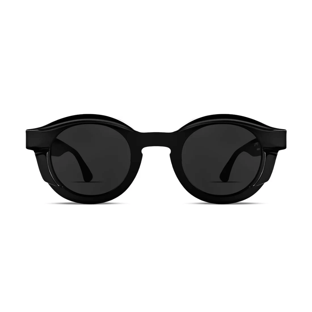 Thierry Lasry Slippery 46 Round Sunglasses in Black 101 THIERRY LASRY Designer fashion shop online and in store High End fashion boutique Sydney Australia Riada Concept