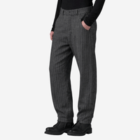 Transit Par Such Comfort-Fit Herringbone Wool Trousers in Black - International designer fashion boutique Australia Riada Concept Woollahra 1016.CFDTRBA104.10