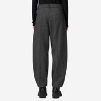 Transit Par Such Comfort-Fit Herringbone Wool Trousers in Black - International designer fashion boutique Australia Riada Concept Woollahra 1016.CFDTRBA104.10