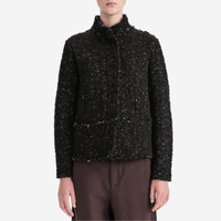 Transit Par Such Raw-Edge Bouclé Jacket in Black – International designer fashion boutique Australia Riada Concept Woollahra