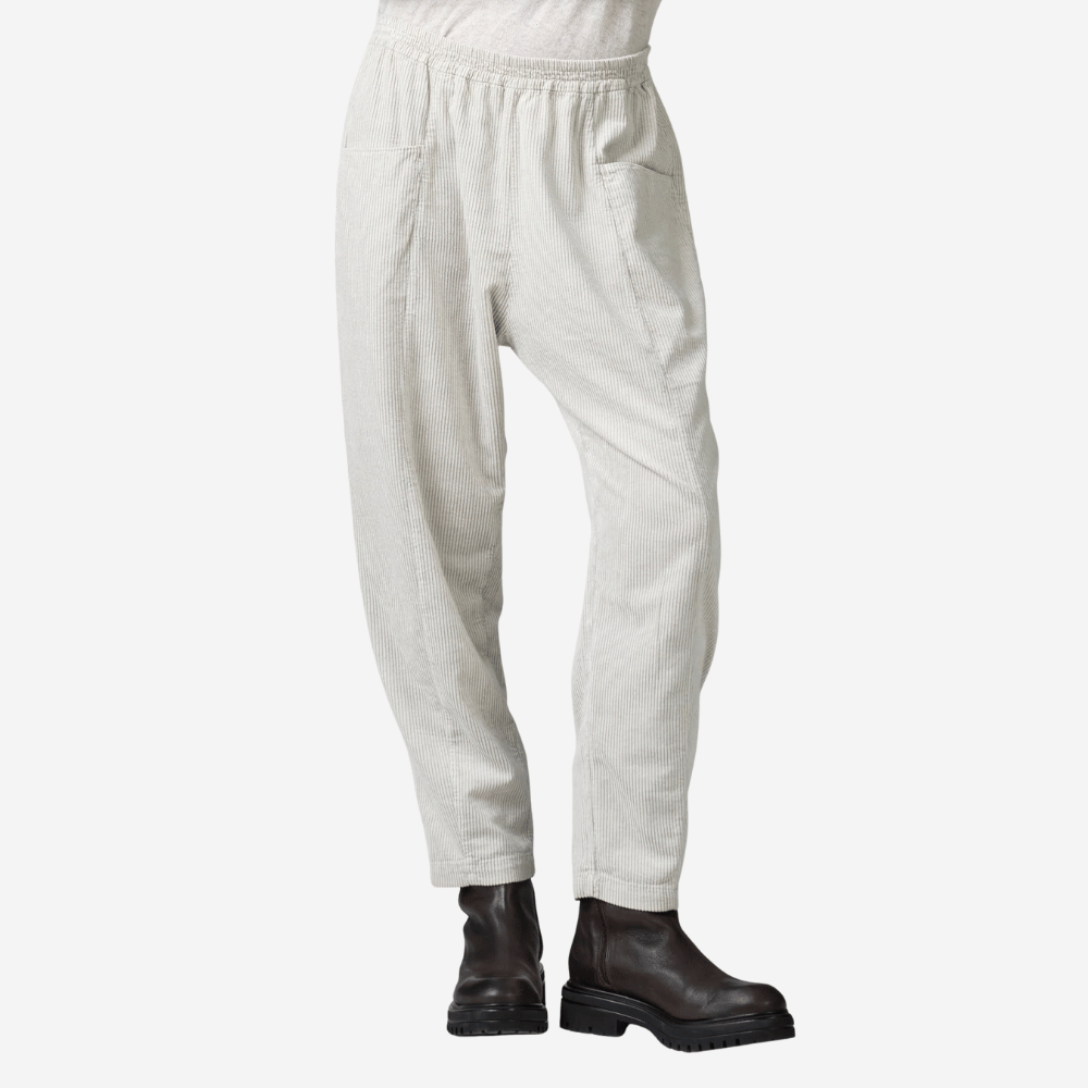 Transit Par Such Relaxed Stretch Corduroy Pant in Chalk – International designer fashion boutique Australia Riada Concept Woollahra