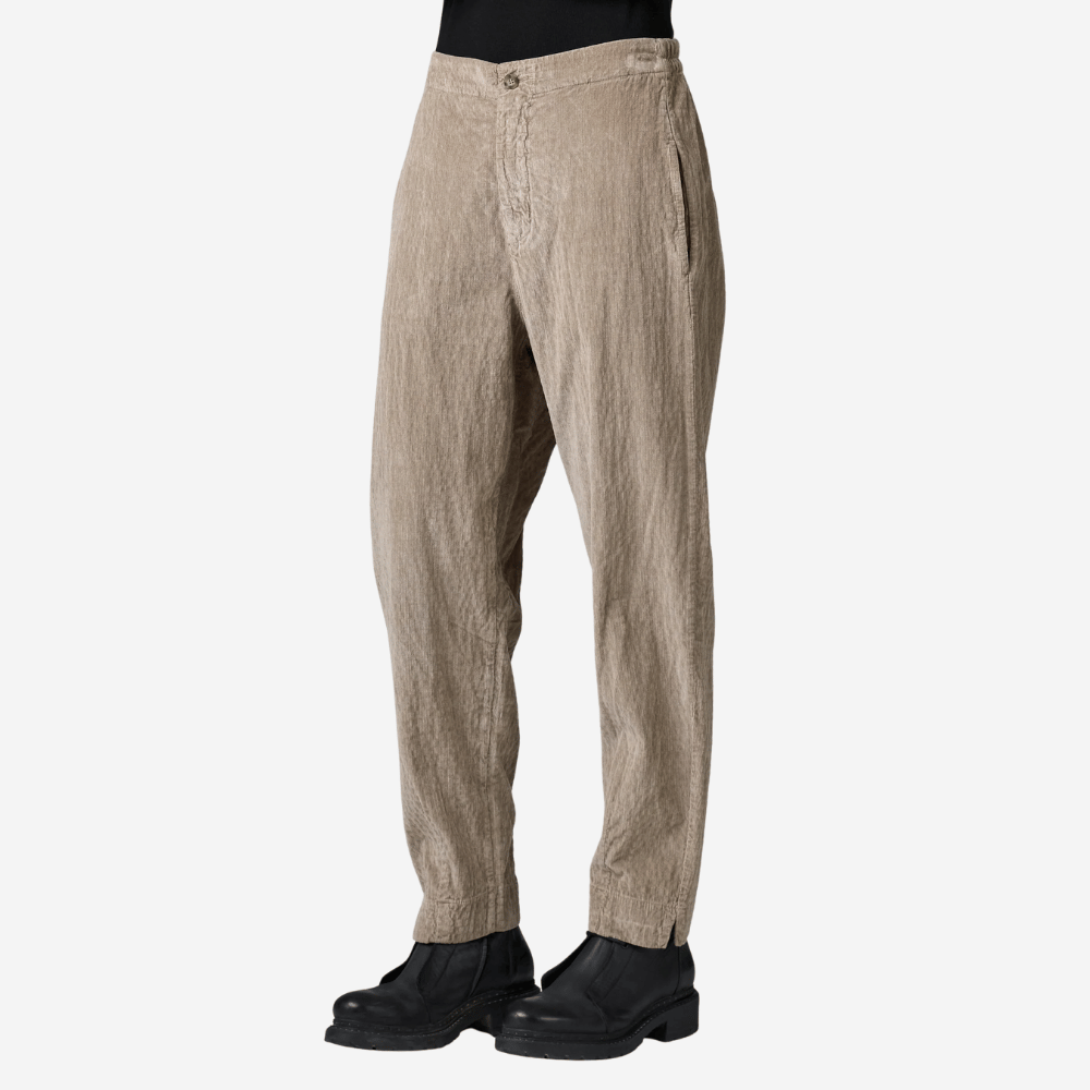 Transit Par Such Ribbed Velour Slim Pant in Camel – International designer fashion boutique Australia Riada Concept Woollahra