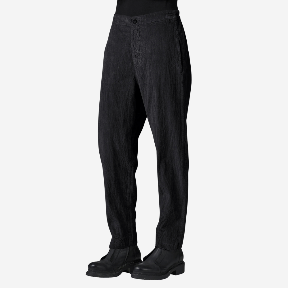 Transit Par Such Ribbed Velour Slim Pant in Anthracite – International designer fashion boutique Australia Riada Concept Woollahra