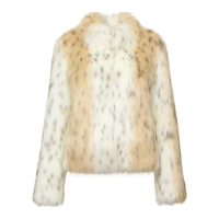 Unreal Fur Wild Dream Faux Fur Jacket in Snow Leopard – International designer fashion boutique Australia Riada Concept Woollahra
