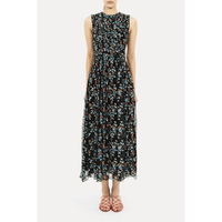 Ulla Johnson Celestina Sleeveless Silk Dress in Nightshade – International designer fashion boutique Australia Riada Concept Woollahra