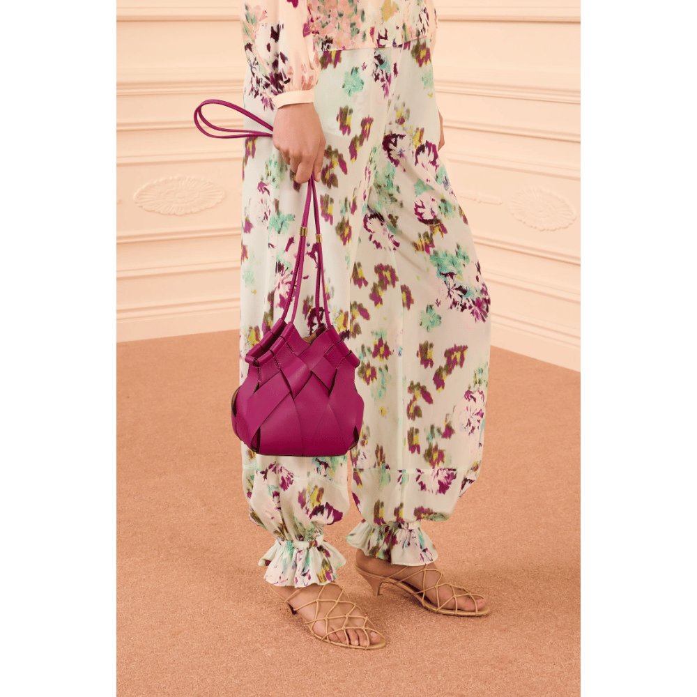 Ulla Johnson Charlotte Crossbody Handbag in Orchid – International designer fashion boutique Australia Riada Concept Woollahra
