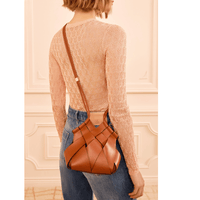 Ulla Johnson Charlotte Crossbody Handbag in Sierra – International designer fashion boutique Australia Riada Concept Woollahra