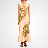 Ulla Johnson Gaea Sleeveless Midi Dress in Inner Nature Ulla Johnson designer skirts, international luxury fashion boutique Australia Riada Concept Woollahra