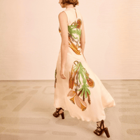 Ulla Johnson Gaea Sleeveless Midi Dress in Inner Nature Ulla Johnson designer skirts, international luxury fashion boutique Australia Riada Concept Woollahra