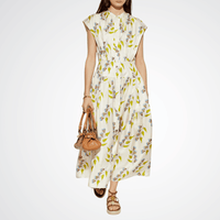 Ulla Johnson Lausanne Button-Up Dress in Infinite Flower Ulla Johnson designer skirts, international luxury fashion boutique Australia Riada Concept Woollahra