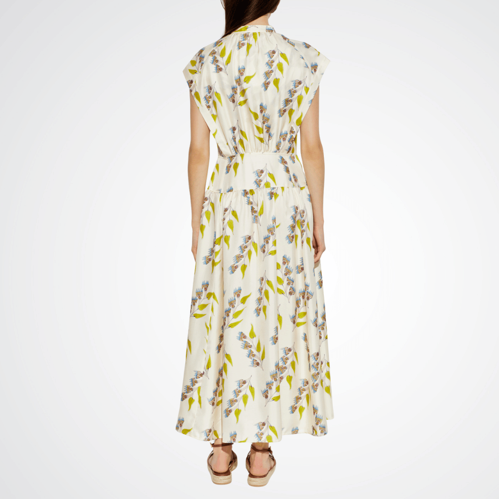 Ulla Johnson Lausanne Button-Up Dress in Infinite Flower Ulla Johnson designer skirts, international luxury fashion boutique Australia Riada Concept Woollahra