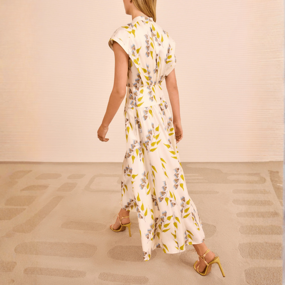 Ulla Johnson Lausanne Button-Up Dress in Infinite Flower Ulla Johnson designer skirts, international luxury fashion boutique Australia Riada Concept Woollahra