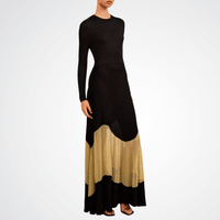 Ulla Johnson Roanne Long Dress in Gold Noir Ulla Johnson designer skirts, international luxury fashion boutique Australia Riada Concept Woollahra