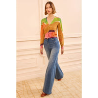 Ulla Johnson Vivienne Gauzy Knit Cardigan in Nature Print – International designer fashion boutique Australia Riada Concept Woollahra