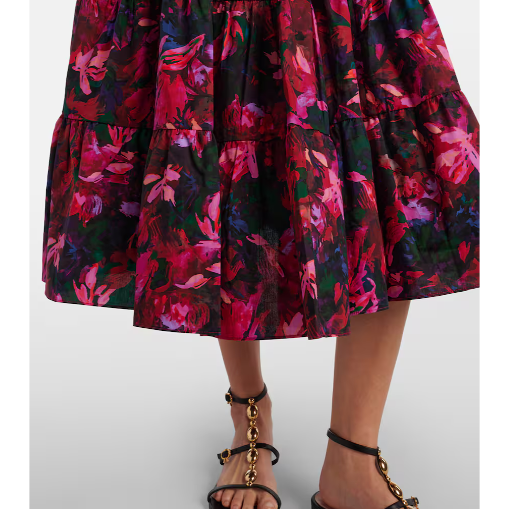 Ottilie Dress in Hibiscus