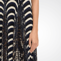 Ulla Johnson Violeta Pleated Sleeveless Midi Dress in Eclipse – International designer fashion boutique Australia Riada Concept Woollahra