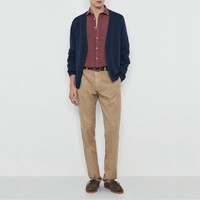 Massimo Alba Menswear Winch2 Cotton-Linen Panama Trousers in Tan MASSIMO ALBA ITALIAN MENSWEAR shop at Riada Concept Luxury International Designer Boutique in store and online Sydney