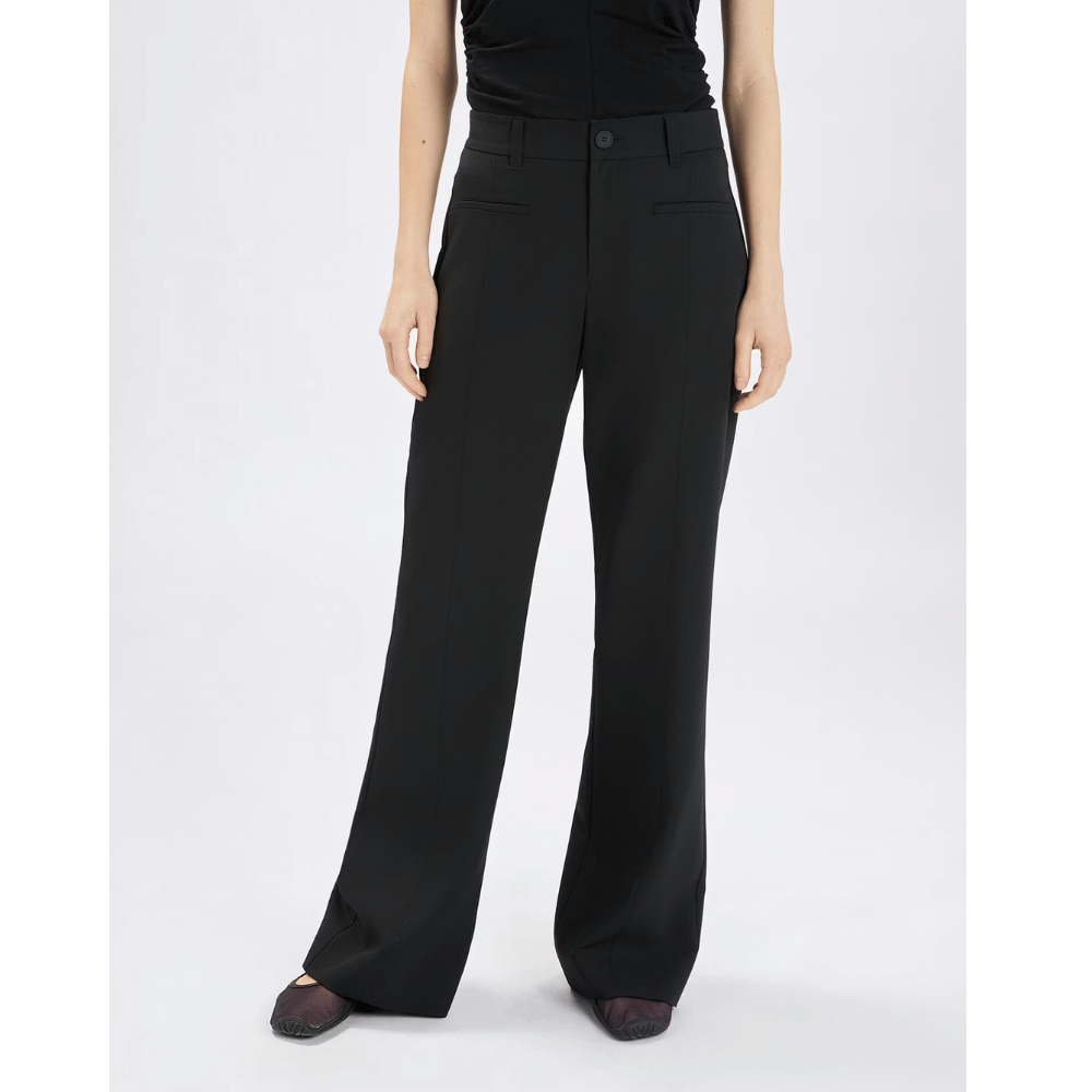 HIGH Everyday Couture Warmy Straight-Leg Pants in Black - International designer fashion boutique Australia Riada Concept Woollahra