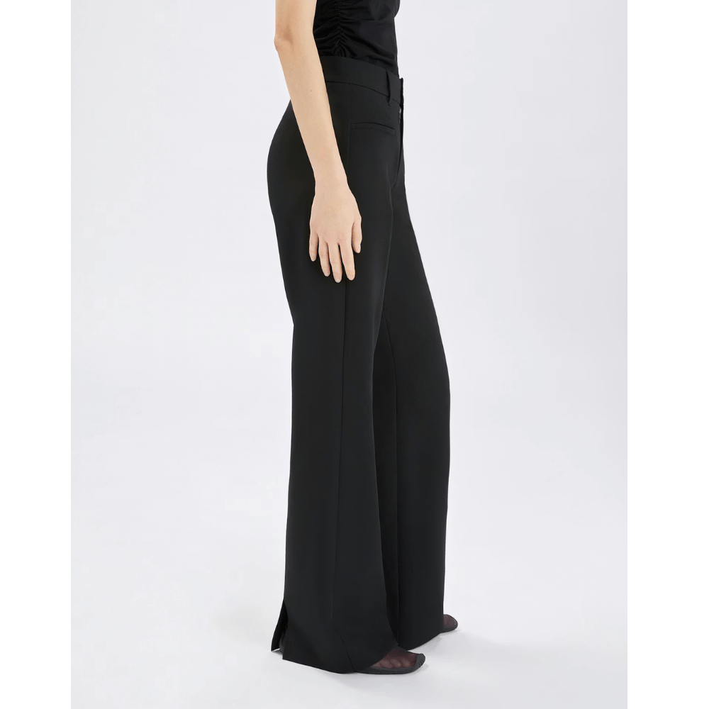 HIGH Everyday Couture Warmy Straight-Leg Pants in Black - International designer fashion boutique Australia Riada Concept Woollahra